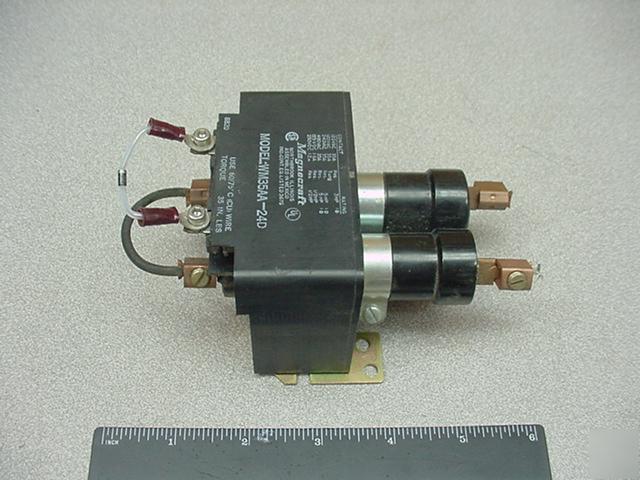 Mercury relay 35AMP 2 pole 24VDC magnecraft WM35AA-24D