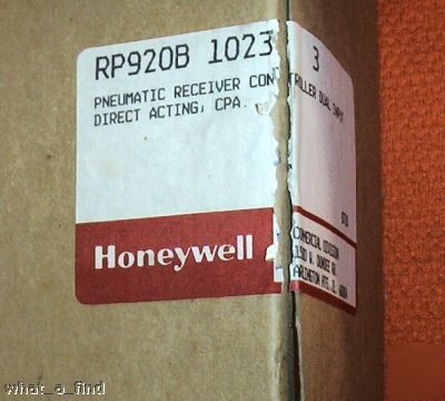 New honeywell RP920B 1023 pneumatic controller dual in