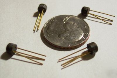 4) vintage fairchild 1966 pnp audio transistors 2N4258