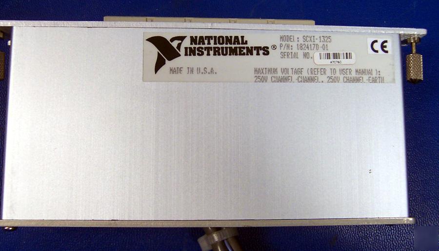 Ni screw terminal block, cast scxi-1325