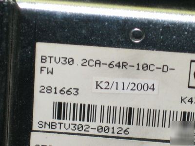 Rexroth indramat SYSTEM200 BTV30-64R-10C-d-fw