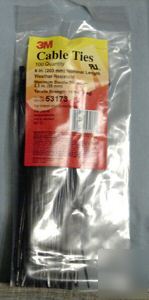 3M 53173 nylon wire/cable ties 100 8
