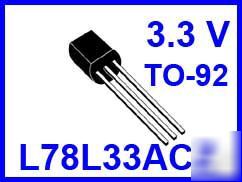 5 pcs L78L33ACZ 78L33 + 3.3V voltage regulator to-92
