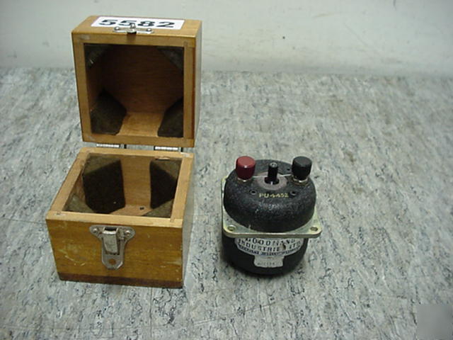 Goodman industries vibration transducer PU4452