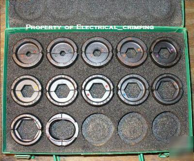 Greenlee K22 die set hydraulic crimper crimping tool 
