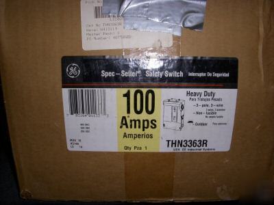 New 100 amp saftey switch outdoor
