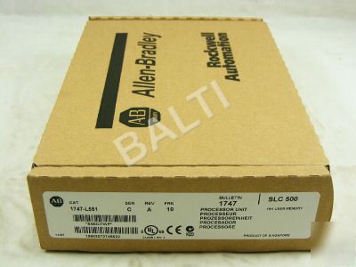 New * sealed* allen bradley 1747-L551 /c 1747L551 5/05 