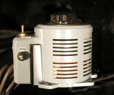 Powerstat variable autotransformer 3PN116B 10A variac