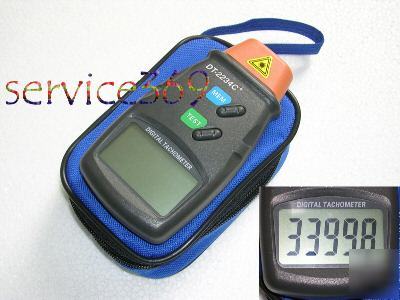 Laser optical digital tachometer, rpm, (9 volt)-----usa