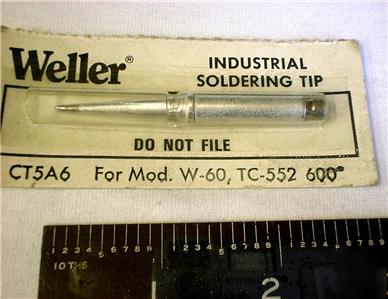 New 3 - weller industrial soldering tips 1/4