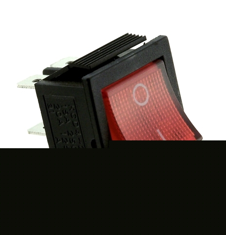 New rocker switch push button red illuminate 