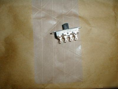 (5)switchcraft spring return slide switch DP3P 