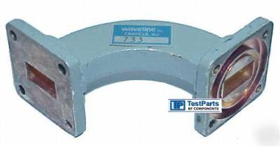 05-01448 waveline 733 h-plane elbow bend p-band WR62 rf