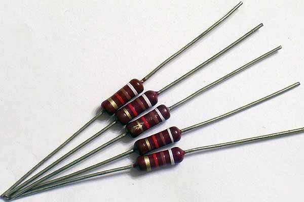 25) 9.1K ohm 1/2W piher hi-q carbon film resistors 5%
