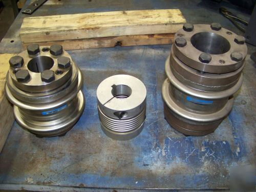 3 large rimtec industrial gear box ac motor couplings