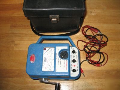 Biddle meger 210159 1KV hand crank insulation tester 