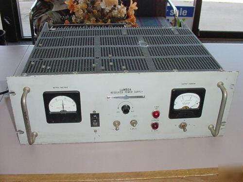 Lambda regulated power supply 0-35VDC nasa 15DC amps