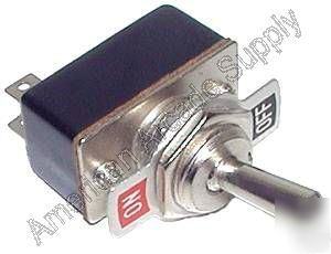 New 4 amp s.p.s.t. toggle switch witn on / off plate