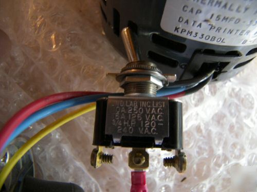 New robbins myers electric motor 1/3 hp capacitor & tgl