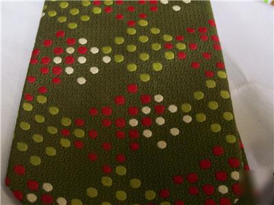 Vintage olive red mens retro tie thompson's chatham va