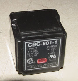 Warner electric clutch power supply cbc-801-1 