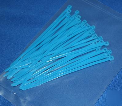 Blue cable ties 100MM - pack of 30