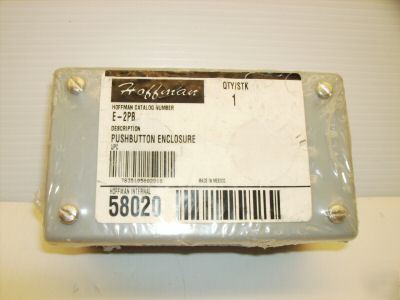 Hoffman pushbutton enclosure E2PB e-2PB control station