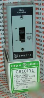New ge motor starter switch CR101Y1 1PH 115/230V 1POLE 