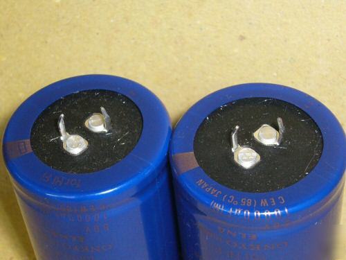 4PCS of onkyo elna 10000UF 50V capacitor for audio