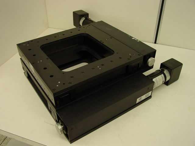 Aerotech motor driven x-y precision mechanical stage