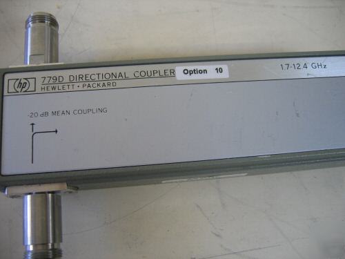 Hp agilent 779D directional coupler 1.7 - 12.4 ghz