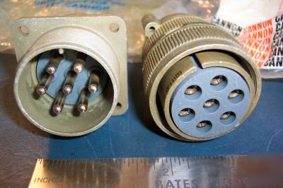 New MS3100R24-10P MS3106R24-10S matched set connectors 