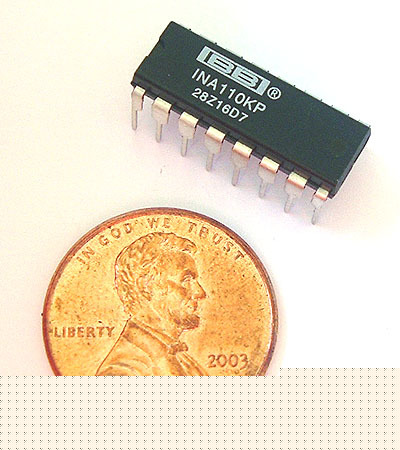 Ti op amp ic ~ INA110KP INA110 kp (1)