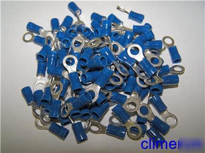 100 amp tyco 0130102 blue 16-14 awg ring terminals 