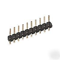 36 way single row pcb header gold plated 0.1
