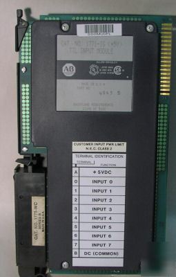 Allen bradley 1771-ig plc ttl 8 input lnc 1 yr warr