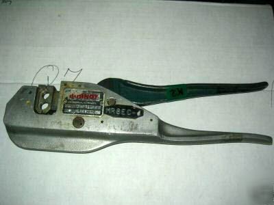 Burndy hand crimp / crimping tool #MR8EC-4