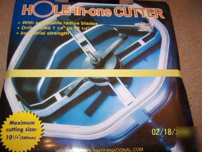 New hole-in-one cutter 10 1/4