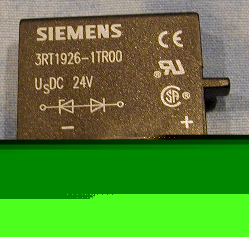 Siemens surge supressor #3RT1926-1TR00 contactor relay