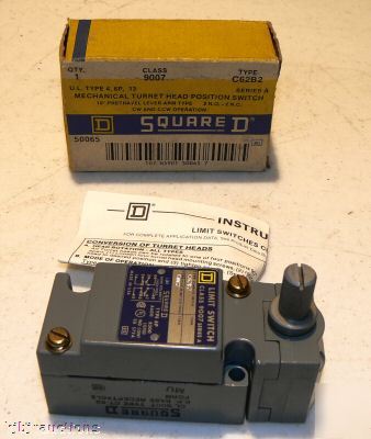 Square d 9007 mech. turret head position switch 