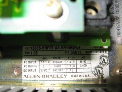 Ab allen bradley 1336S-BRF05-aa-en- ser d .5HP frn 1.06