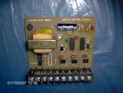 Digital control systems synchro-feed board -- pn 0686.5