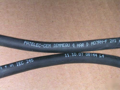 New 110 v plugs and 2.5 mte leads never used