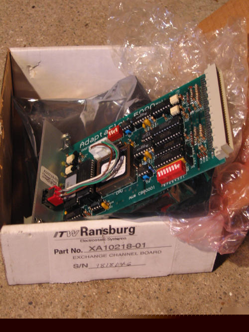 New itw ransburg adapta-flow 5000 channel board card 