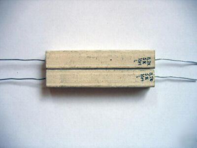 8.2K ohm 16W 5% wirewound power sandbox resistors, 2PCS