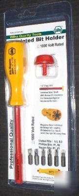6-bits & magnetic holder wiha insulated- free shipping