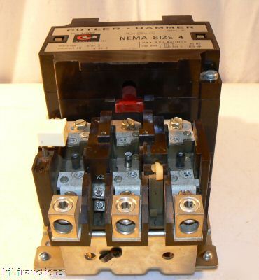 Cutler hammer A10NFO nema 4 motor starter 135 a 100 hp