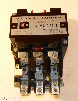 Cutler hammer A10NFO nema 4 motor starter 135 a 100 hp