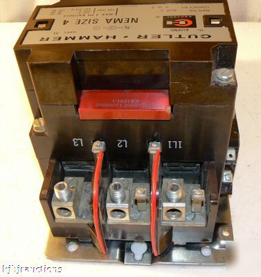 Cutler hammer A10NFO nema 4 motor starter 135 a 100 hp