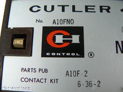 Cutler hammer A10NFO nema 4 motor starter 135 a 100 hp